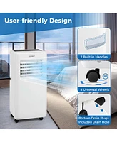 8000 Btu Portable Air Conditioner 3 in 1 Air Cooler with Fan & Dehumidifier 5000 Btu(8000BTU Ashrae)