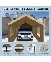 Streamdale Furniture 10x20 Portable Carport: Versatile Shelter for Vehicles, Storage, and Outdoor Events