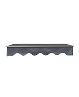 47" x 34" Polycarbonate Door Window Awning with Valance