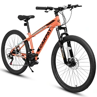 Streamdale Furniture 26" Mountain Bike: Steel Frame, Disc Brakes, 21 Speeds