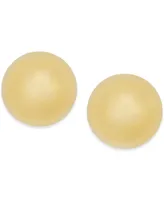 Polished Ball Stud Earrings in 10k Gold