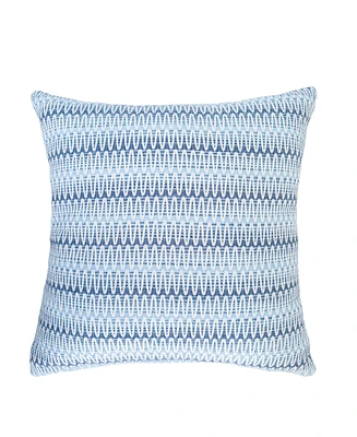 Anaya Home Summer Twist Blue 24x24 Indoor Outdoor Pillow