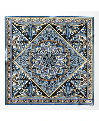 Capri - Hand Rolled Silk Neckerchief for Men