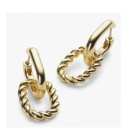 Ana Luisa Double Hoop Earrings - Ash Double