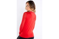 Anatomie Women's Kim Mesh-Sleeve Top Pima Modal