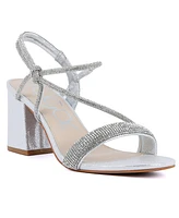 Sugar Women's Neeve Open Toe Rhinestone Dress Sandals