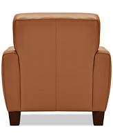 Galligher 36" Leather Chair, Created for Macy's