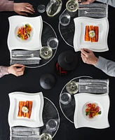 Villeroy & Boch New Wave Set/4 Rim Soup Bowl