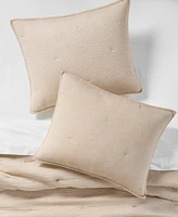 Oake Airy Gauze Stripe Sham, King, Exclusively at Macy's