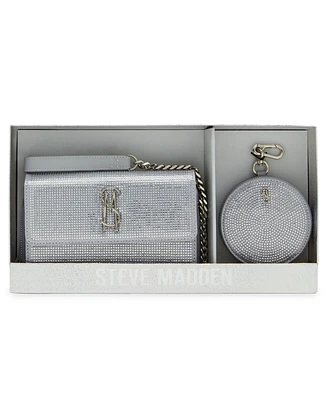 Steve Madden Boxed Carina Embellished Crossbody Wallet