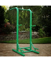 Stamina Products Outdoor Fitness Multi Use Strength Training Power Tower, Green