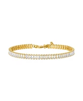 Michael Kors 14K Gold-Plated Brass Tennis Bracelet