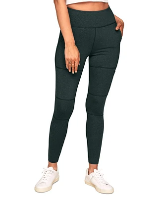 Walkpop Women's Haley Compression Active Legging With Multi-Pocket Detail