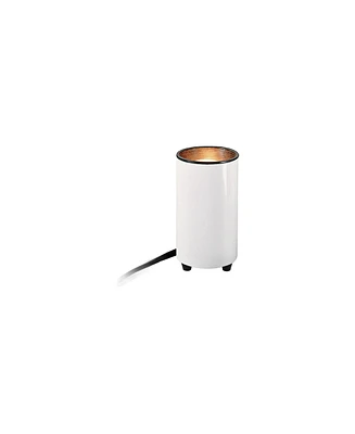 Pro Track Mini Uplight Can - Indoor Accent Spotlight, White Finish, Plug