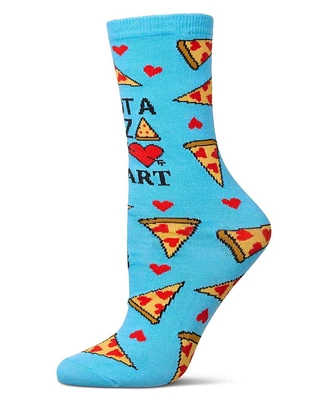 U Gotta Pizza My Heart Greeting Card Socks