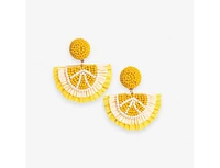 Josephine Fruit Raffia Drop Earrings