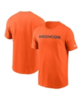 Nike Men's Denver Broncos Primetime Wordmark Essential T-Shirt