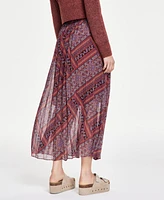 Steve Madden Women's Coppola Pleated Maxi Skirt