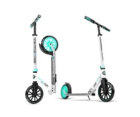 Madd Gear Commuter Kick Folding Scooter for Teens and Adults, Ages 8+ Max 220 lbs, Adjustable Height, 200mm Wheels - Red