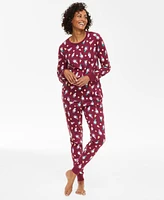 Family Pajamas Women's 2-Pc. Gnomes Cotton Set, Created for Macy's