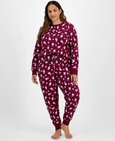 Family Pajamas Plus 2-Pc. Cotton Gnomes Set, Created for Macy's