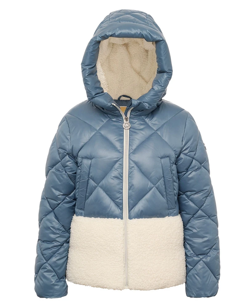 Michael Kors Big Girls Diamond Quilt Puffer
