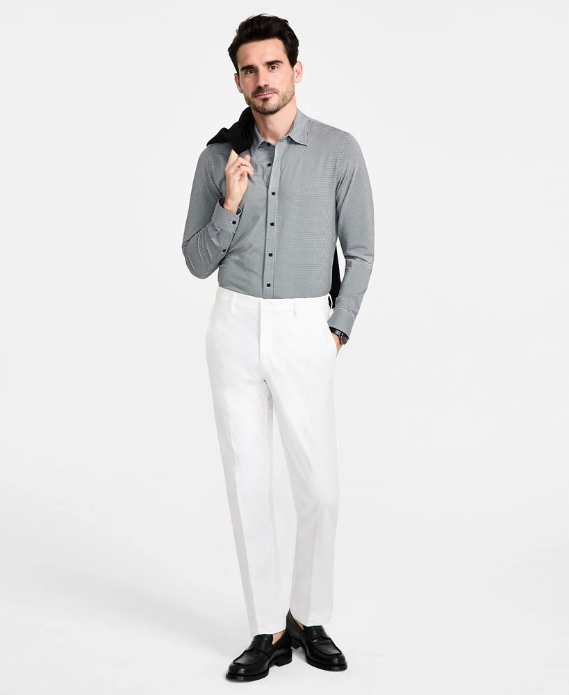 Michael Kors Men's Classic-Fit Cotton-Blend Dress Pants