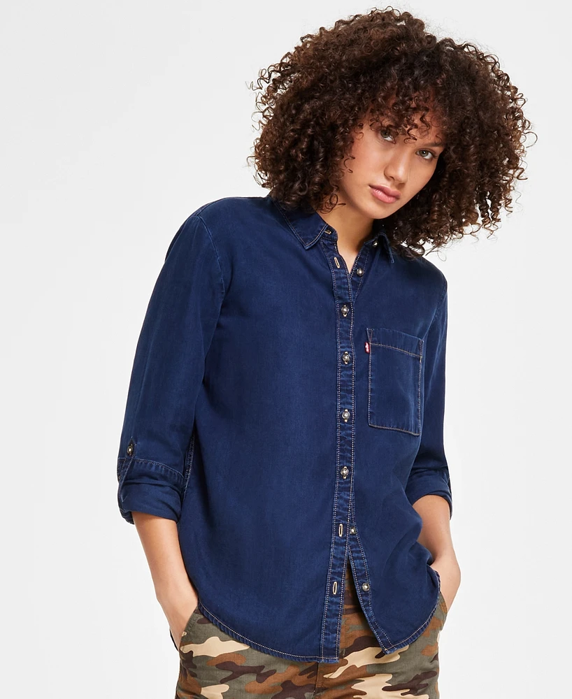 Levi's Women's Darlene Collared Button-Front Shirt