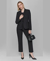 Karl Lagerfeld Paris Women's Studded One-Button Blazer