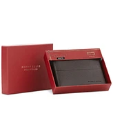 Perry Ellis Portfolio Men's Faux-Leather Trifold Passcase Wallet