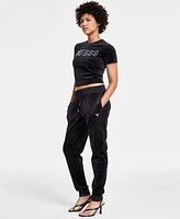 Guess Women's Couture High-Rise Pull-On Jogger Pants