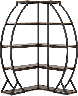 Tribesigns 5-Tier Corner Bookshelf, 69.29