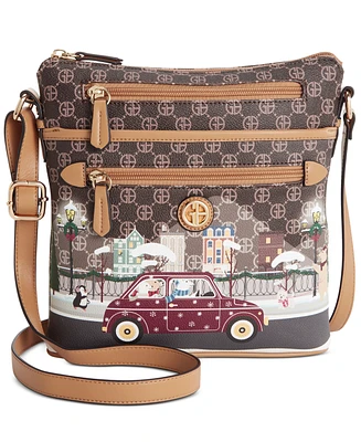 Giani Bernini Holiday Bears North South Crossbody, Created for Macy's