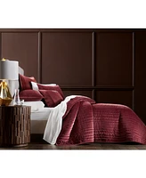 Hotel Collection Channeled Velvet 3-Pc. Coverlet Set, Full/Queen, Exclusively at Macy's