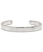 Devata Bali Hammer Cuff Bracelet in Sterling Silver