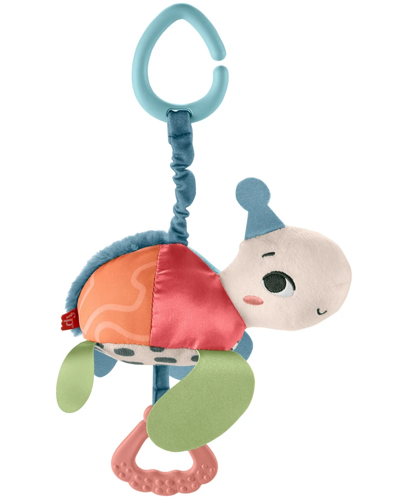 Planet Friends Sea Me Bounce Turtle Baby Stroller Toy with Sensory Details - Multi