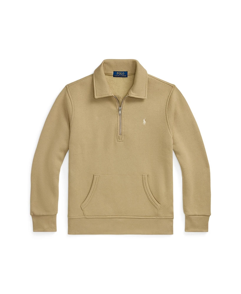 Polo Ralph Lauren Big Boys Fleece Quarter-Zip Pullover Sweatshirt