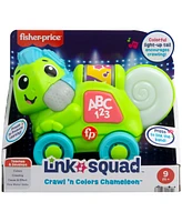 Fisher-Price Link Squad Crawl ‘n Colors Chameleon Baby Learning Toy with Music Lights - Multi