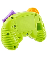 Fisher-Price Laugh Learn Game Learn Controller Musical Baby Toy with Lights, Green - Multi