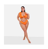 Rebdolls Plus Splash Brazilian Cut Bikini Bottom