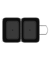 Rev-a-Shelf Double Pull Out Trash Can 35 Qt for Kitchen, Black, Rv-18KD-18C S