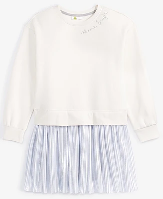 Epic Threads Girls Pleated Sweatshirt Dress, Created for Macy's