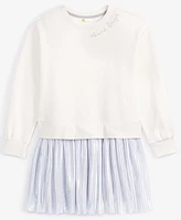 Epic Threads Girls Pleated Sweatshirt Dress, Created for Macy's