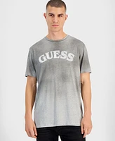 Guess Men's Short Sleeve Arched Logo Crewneck T-Shirt