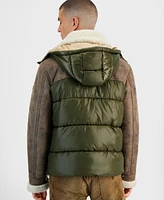 Guess Men's Hooded Puffer Jacket