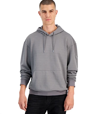 Guess Men's Peony Long Sleeve Quattro G Logo Hoodie