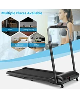 Vebreda Compact Folding Treadmill with Touch Screen App Control