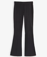 On 34th Women's Pintucked-Seam Ponte-Knit Flare Pants, Created for Macy's