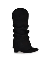 Nine West Women's Amazin Pointy Toe Slouchy Knee High Boots