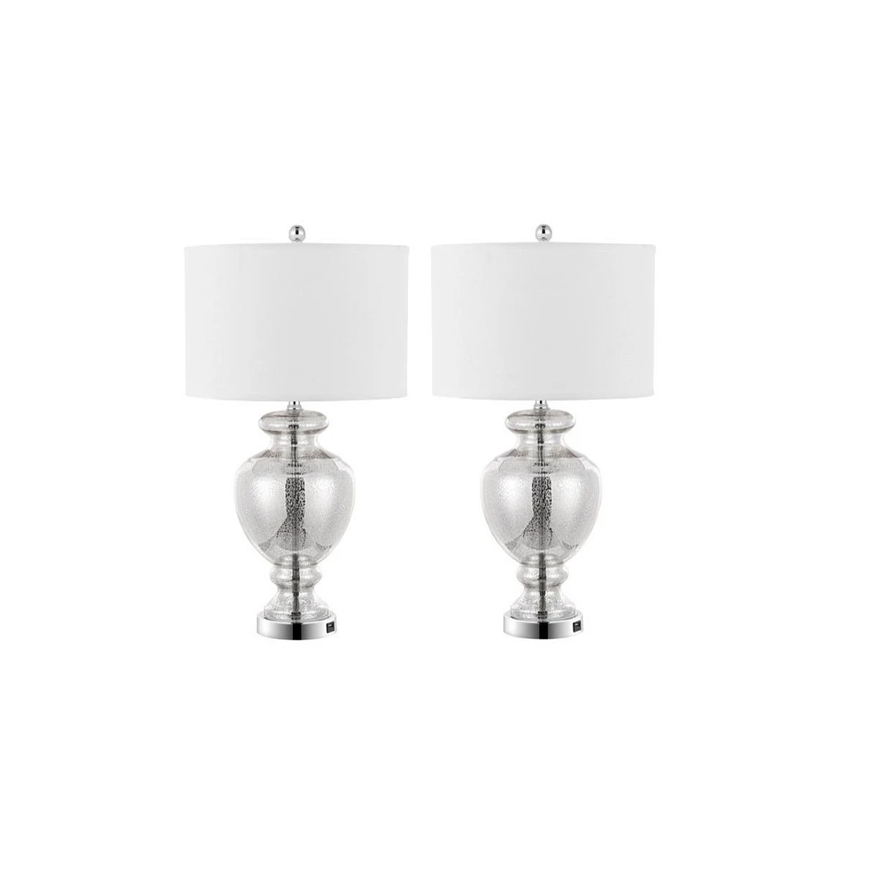 Safavieh Morocco Table Lamp Set 2 With Usb Port